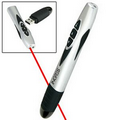 4 GB Silver Flash Drive w/ Laser Pointer